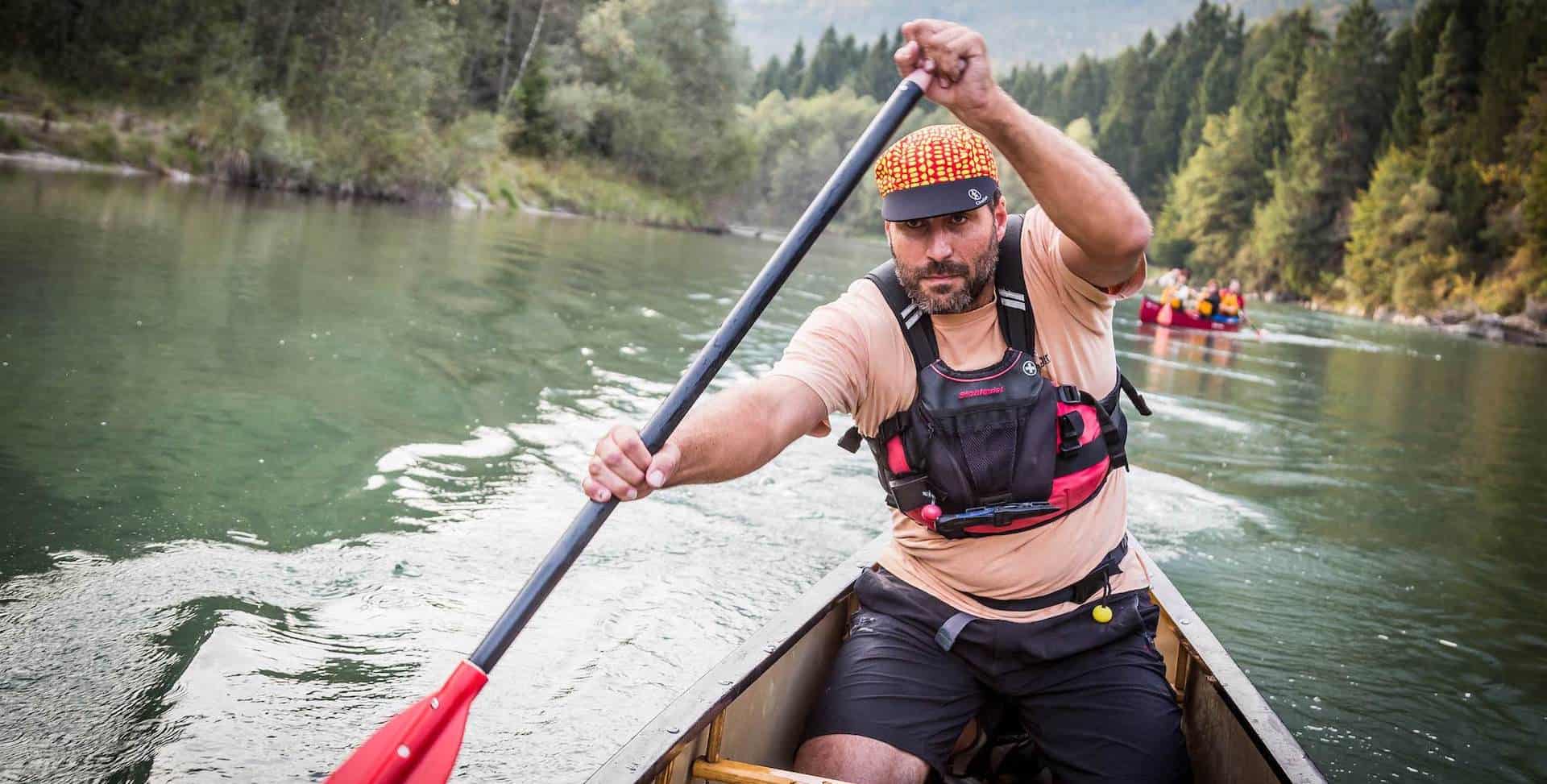 Kanufahren auf der Gail im Naturpark Dobratsch